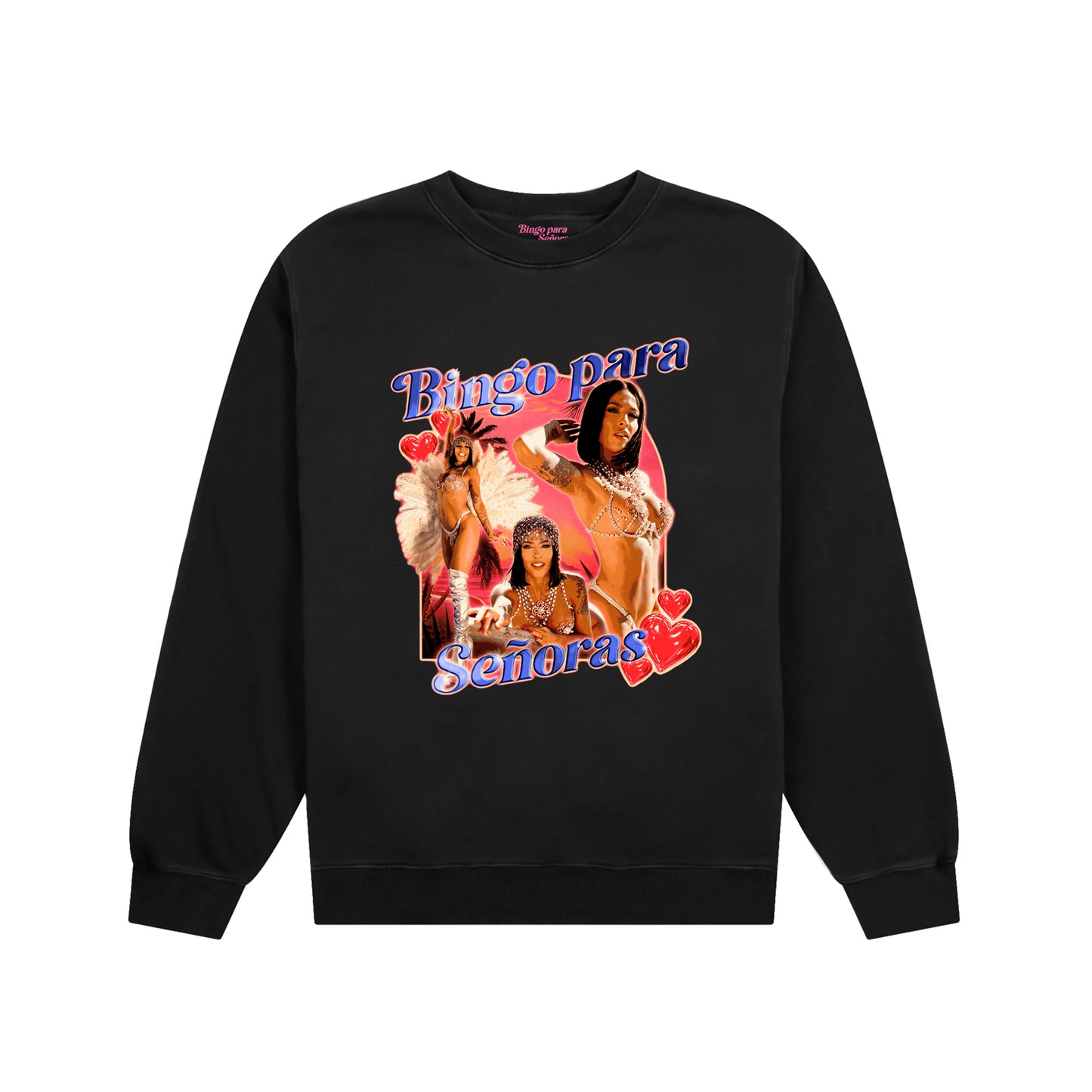 Tropical Vibes Sudadera Negra